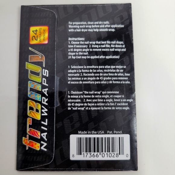 Trendy Nail Wraps 24 Count Pink Camo - Picture 4 of 4